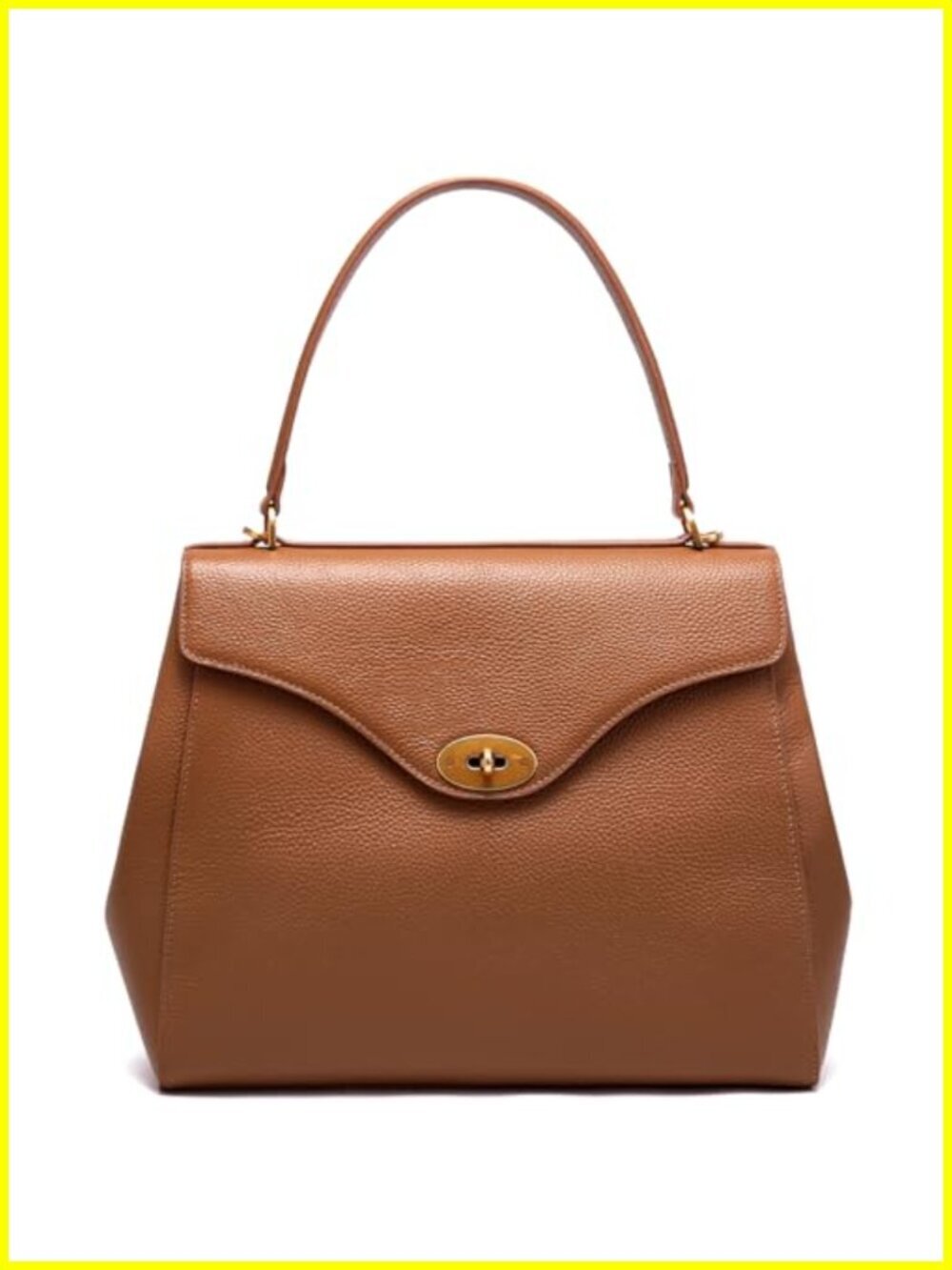 Genuine Leather Tote Bag for Women, Work Laptop Shoulder Handbag, Designer